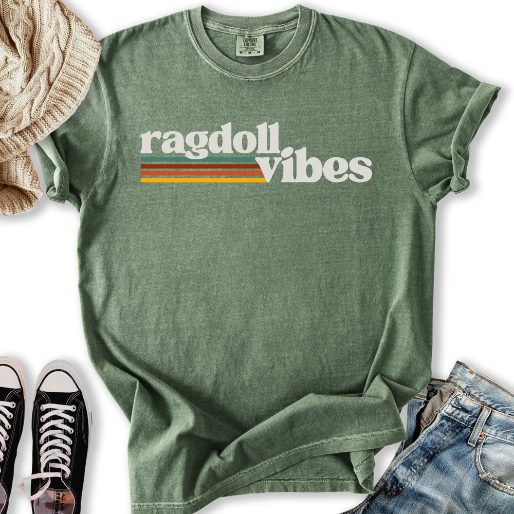 Retro Ragdoll Vibes Relaxed Tee