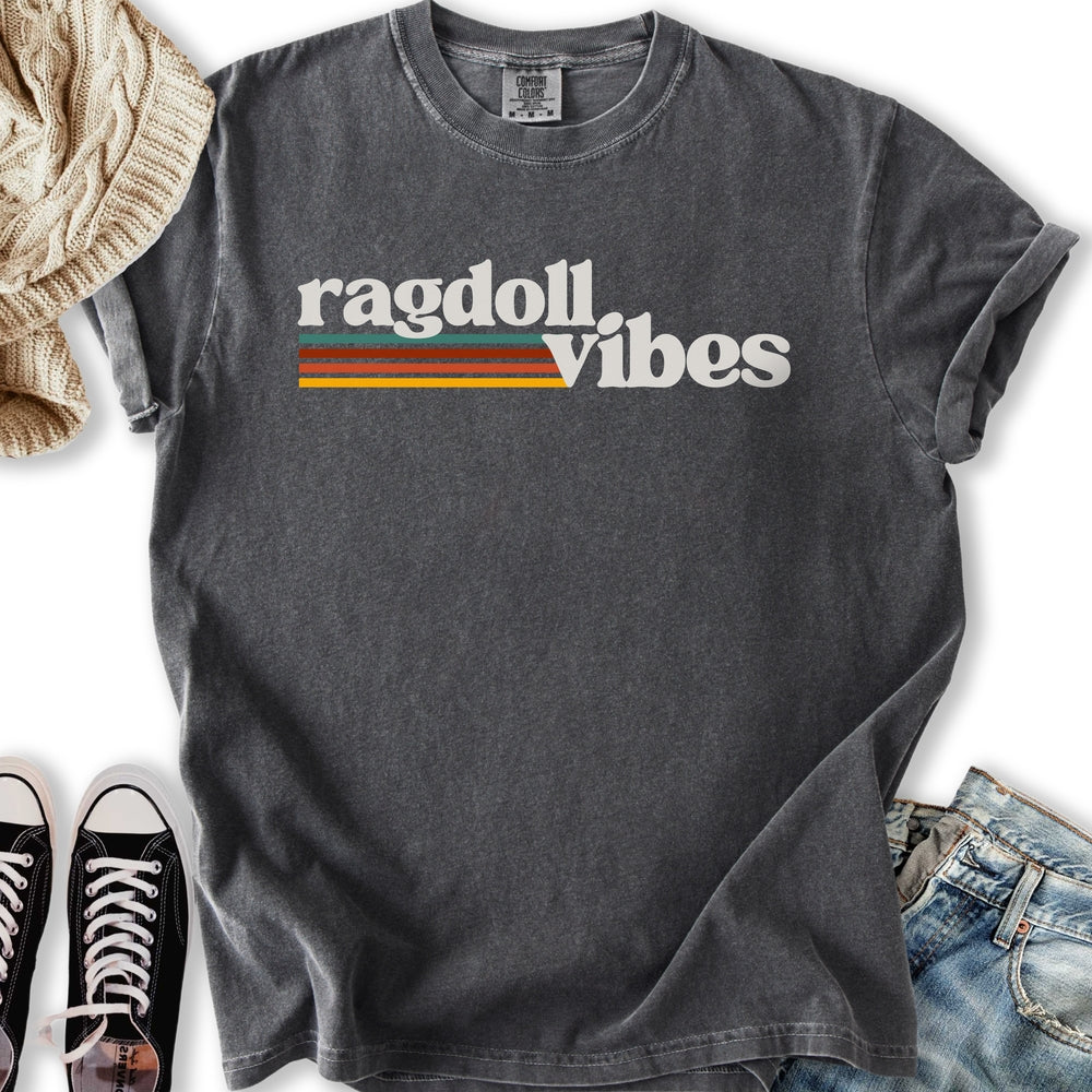 Retro Ragdoll Vibes Relaxed Tee