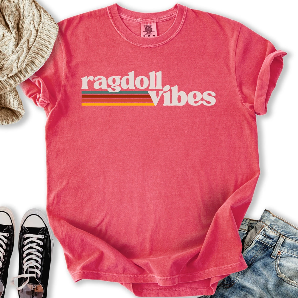 Retro Ragdoll Vibes Relaxed Tee