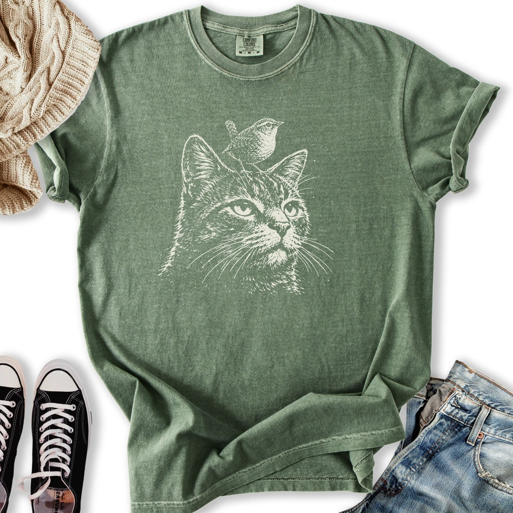 Cat and Wren Relaxed Tee