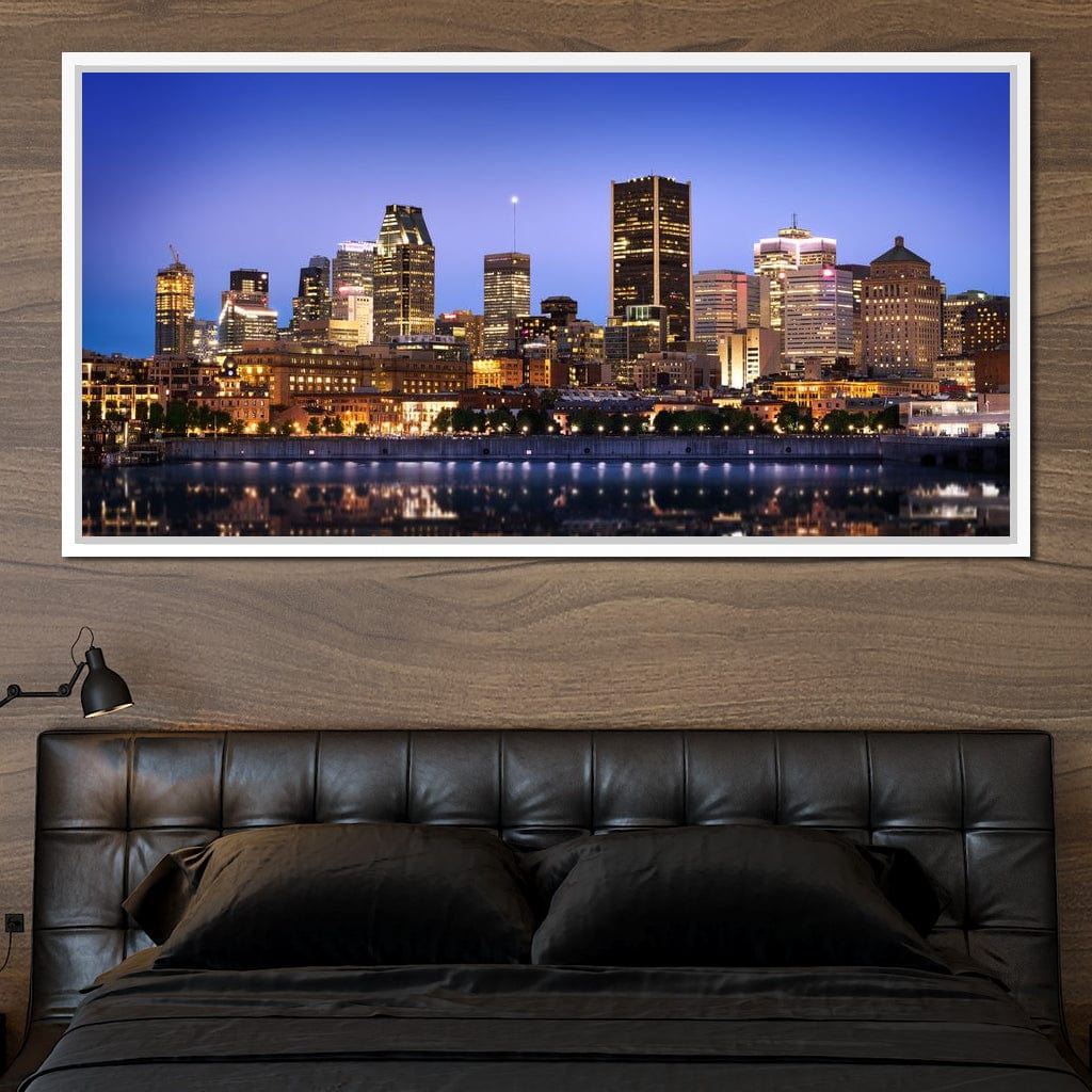 Montreal Skyline Canvas Wall Art