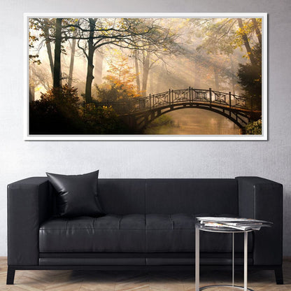 Park Bridge Canvas Wall Art