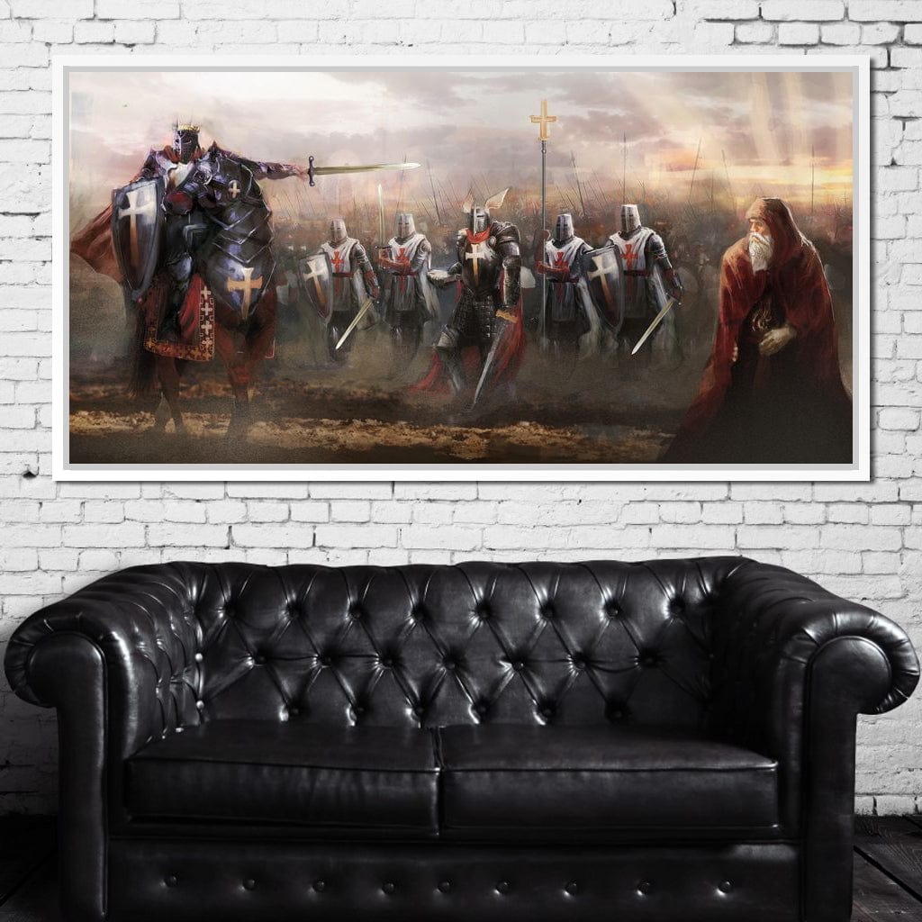 Knights Templar Canvas Wall Art