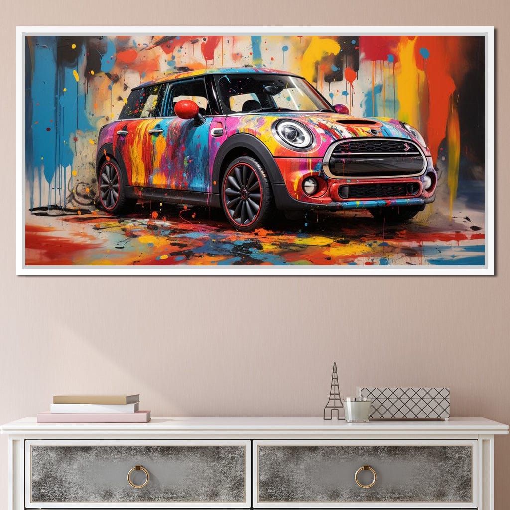 Mini Coop Canvas Wall Art