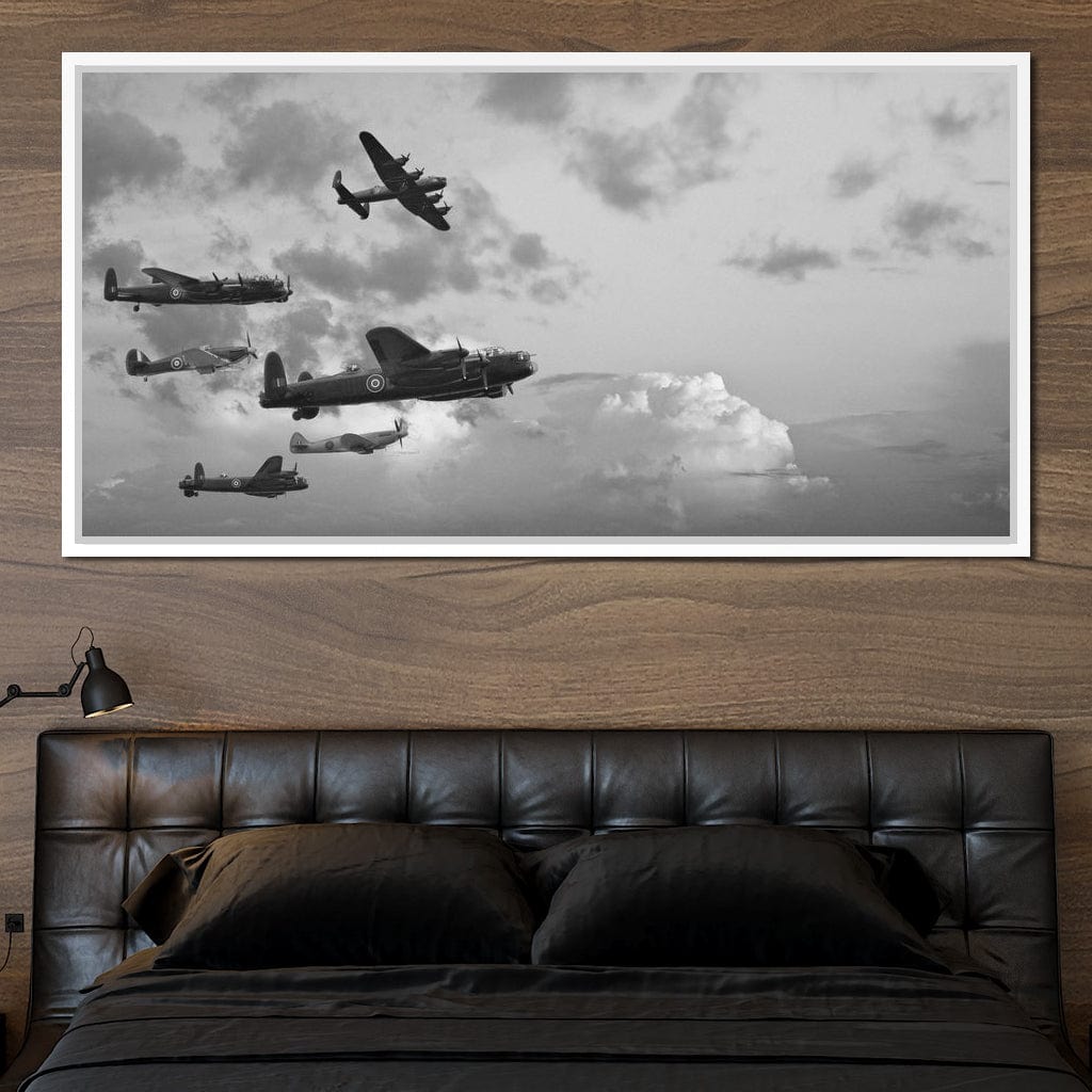 World War 2 Airplanes Canvas Wall Art