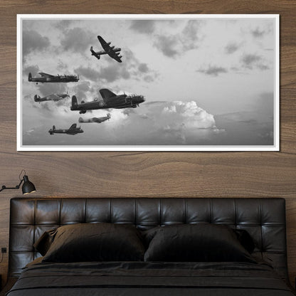 World War 2 Airplanes Canvas Wall Art