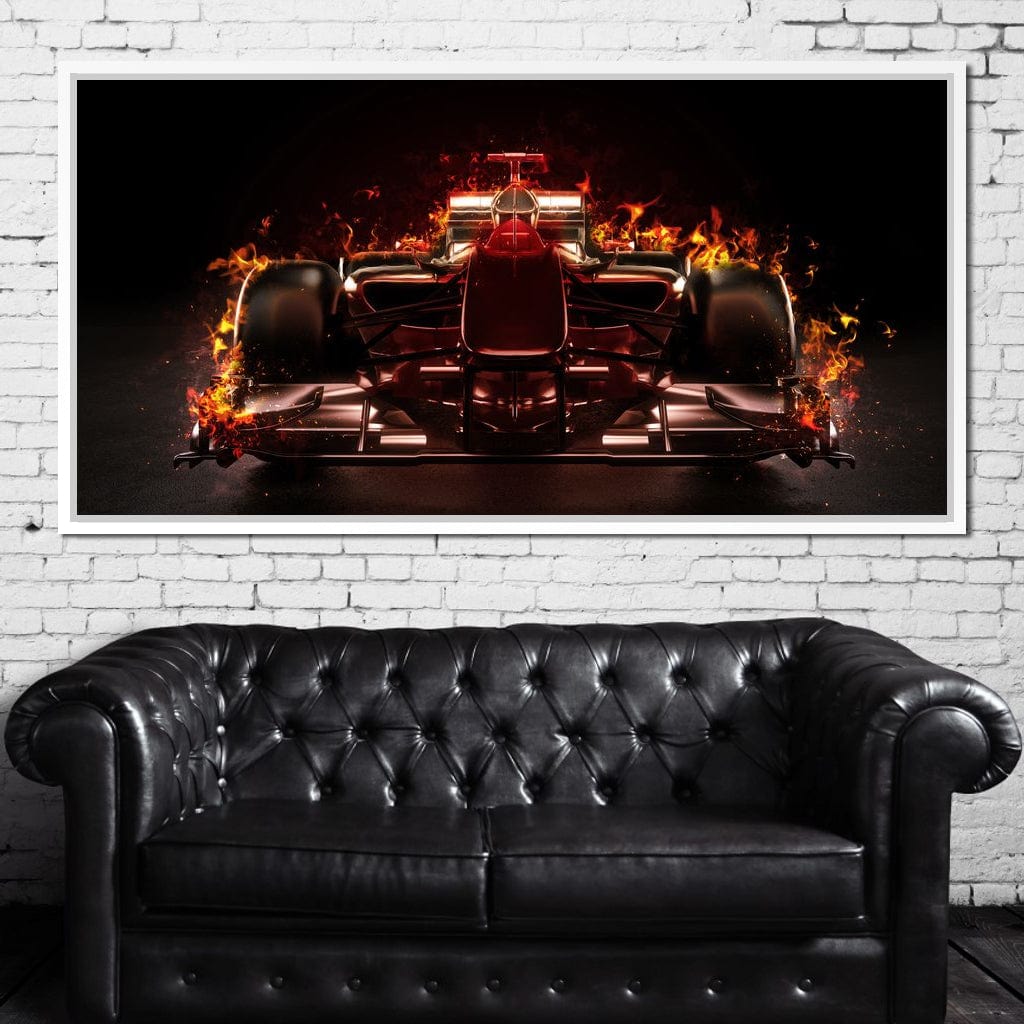 The Fastest Car Canvas Wall Art