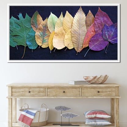 Colorful Leaves Canvas Wall Art