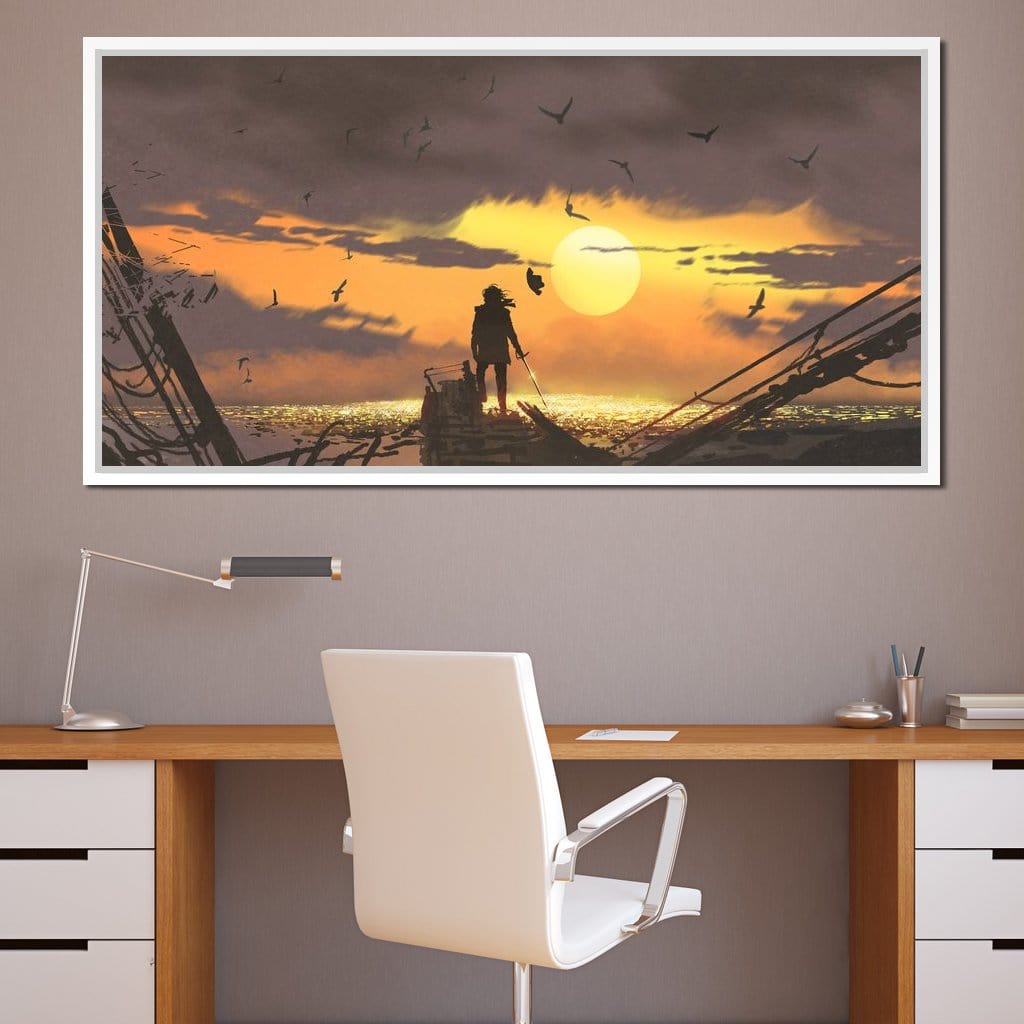 Ruins of Agony Canvas Wall Art