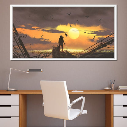 Ruins of Agony Canvas Wall Art