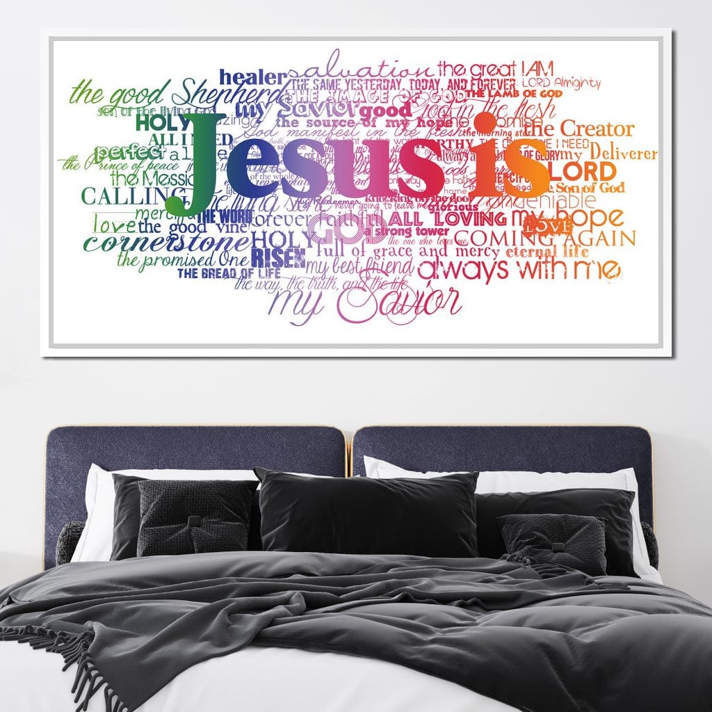 Jesus Is Canvas Wall Art