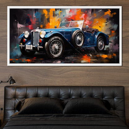 Classic Roadster Canvas Wall Art