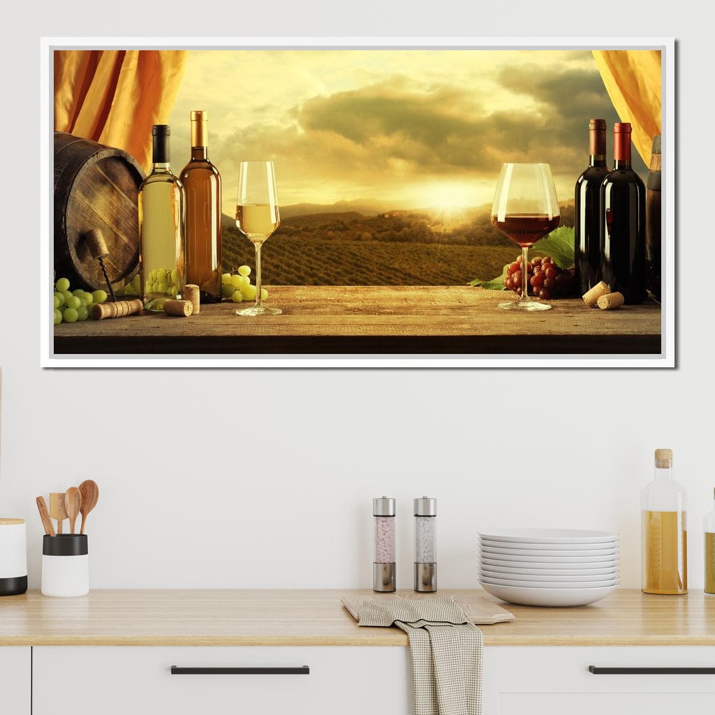 Vineyard View Canvas Wall Art