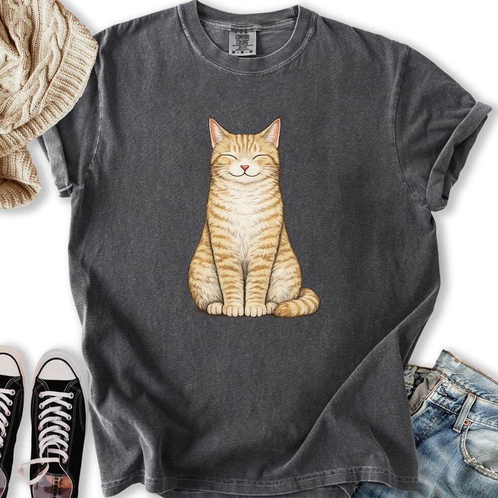 Smiling Cream Tabby Relaxed Tee