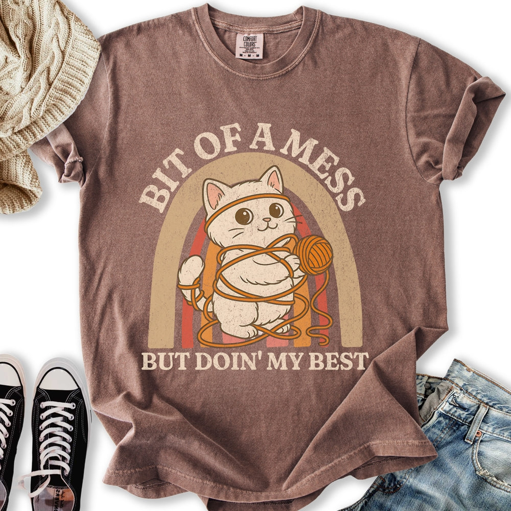 Doin My Best Cat Relaxed Tee
