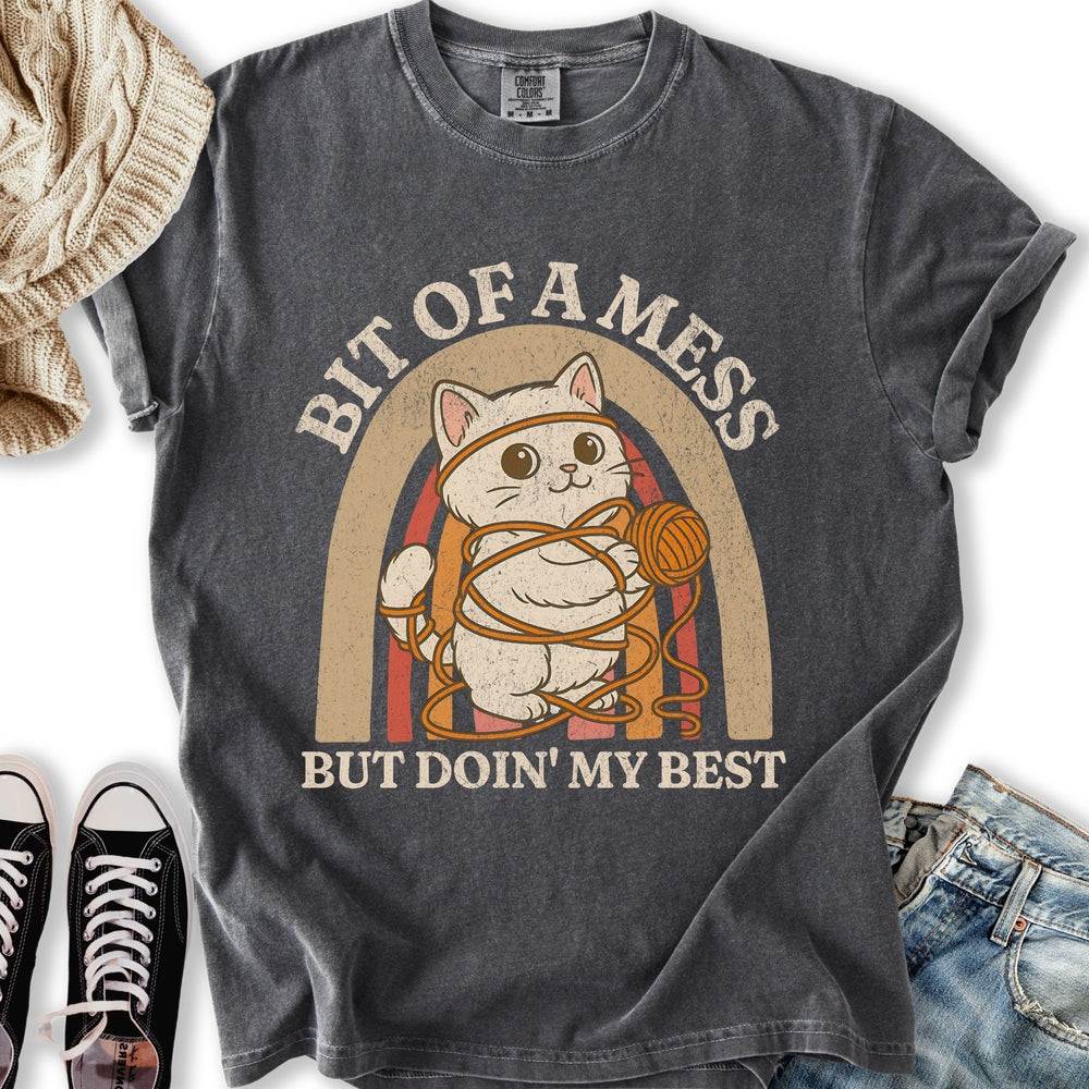 Doin My Best Cat Relaxed Tee