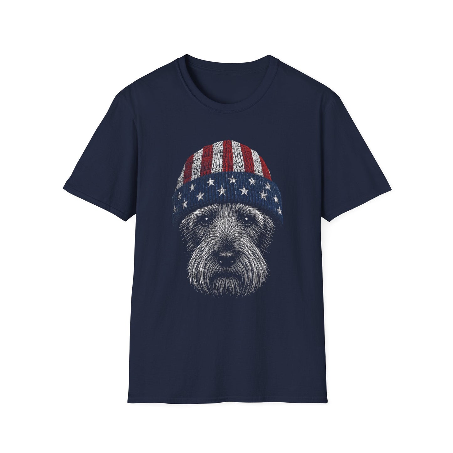Scottish Terrier USA Beanie Tee