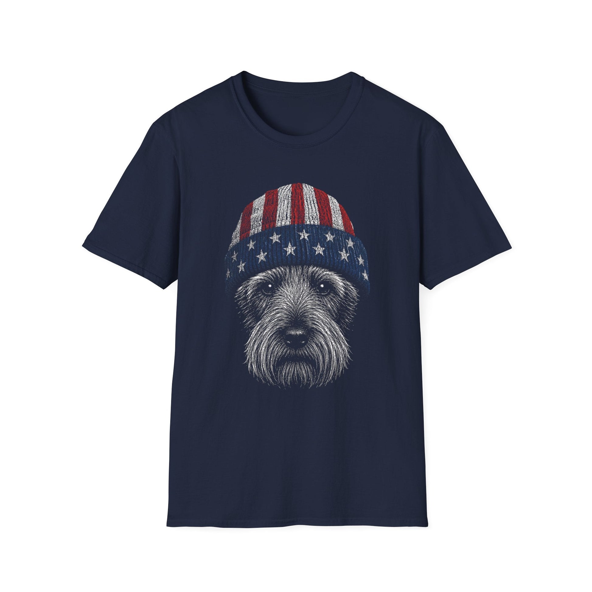 Scottish Terrier USA Beanie Tee