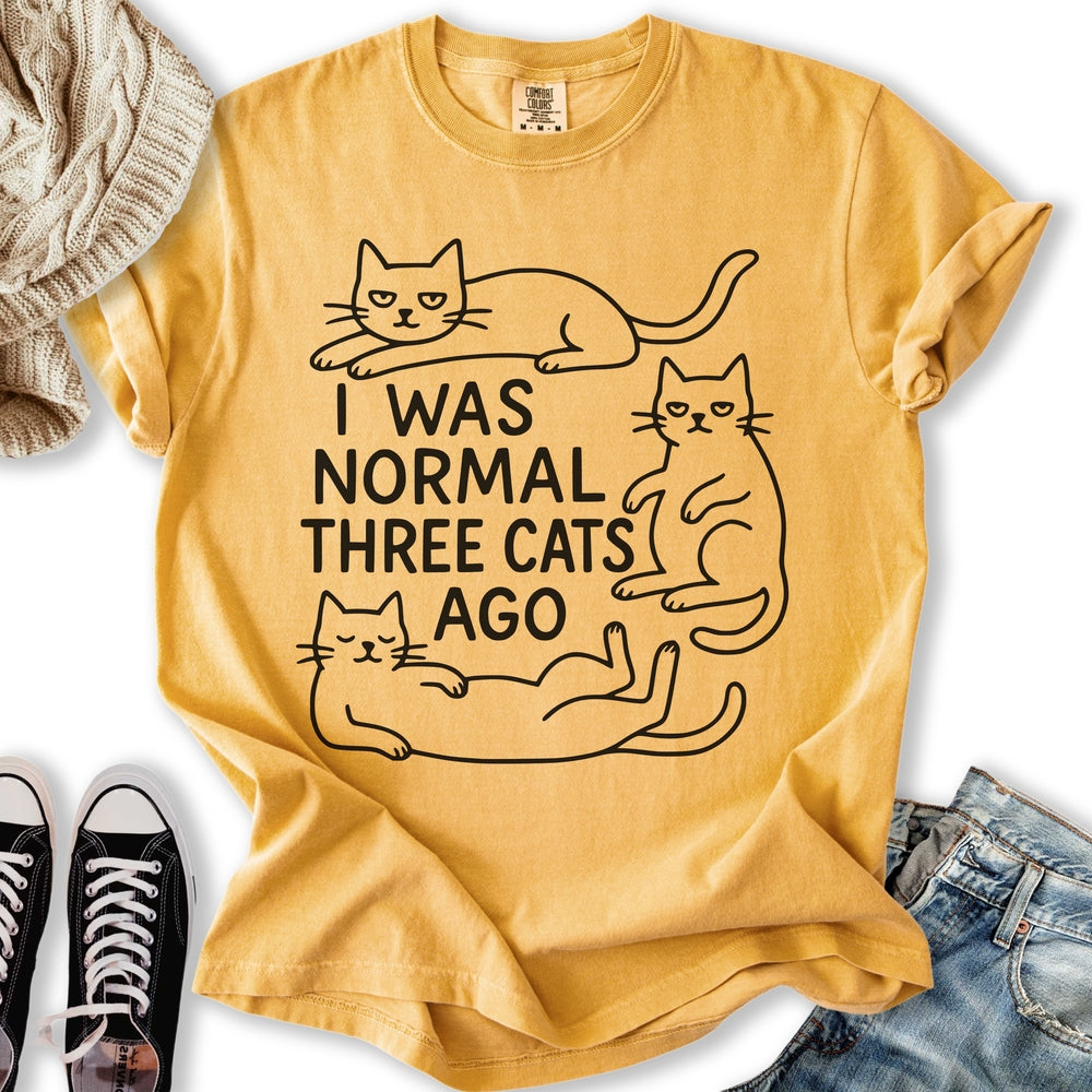 I was Normal Cat Relaxed Tee