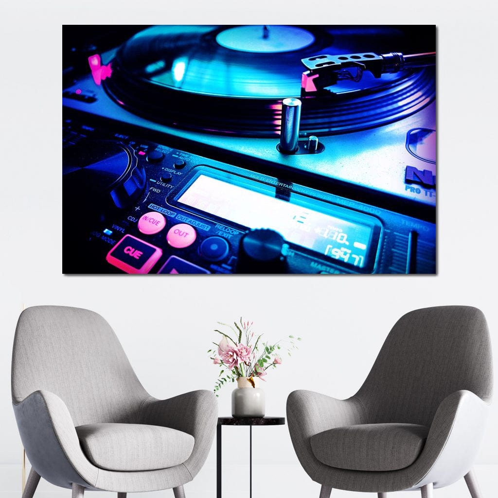 Long Live Vinyl Canvas Wall Art