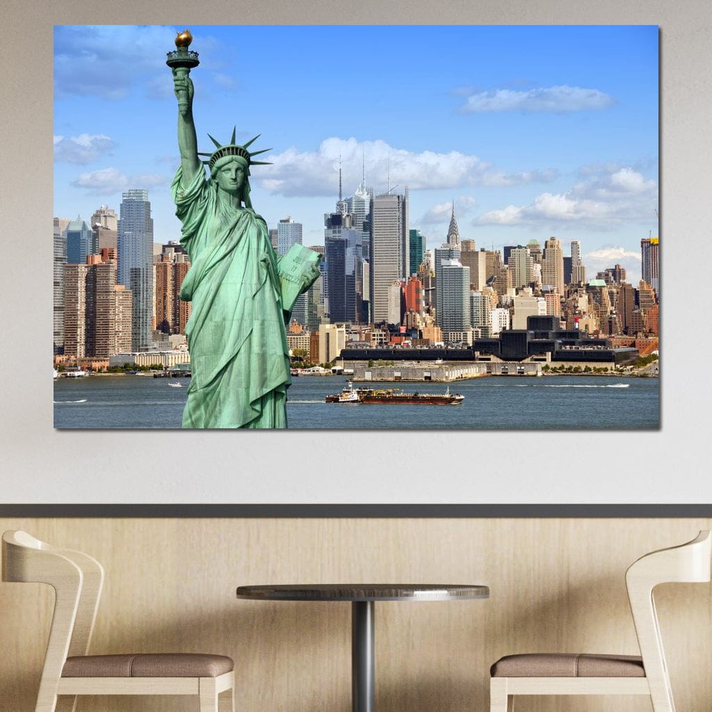 The New York City Skyline Canvas Wall Art
