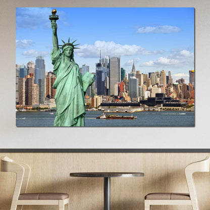 The New York City Skyline Canvas Wall Art