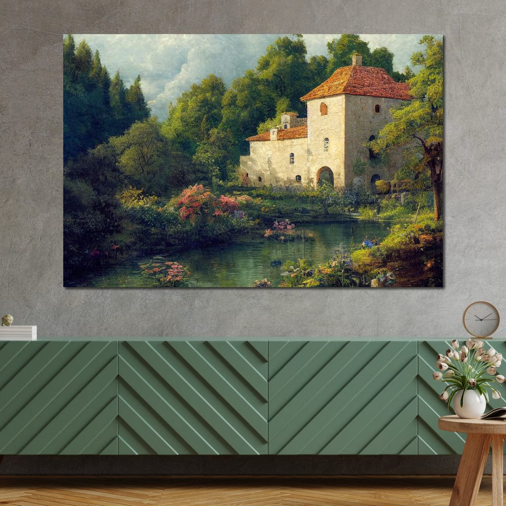 The Gardens Of Ninfa Canvas Wall Art