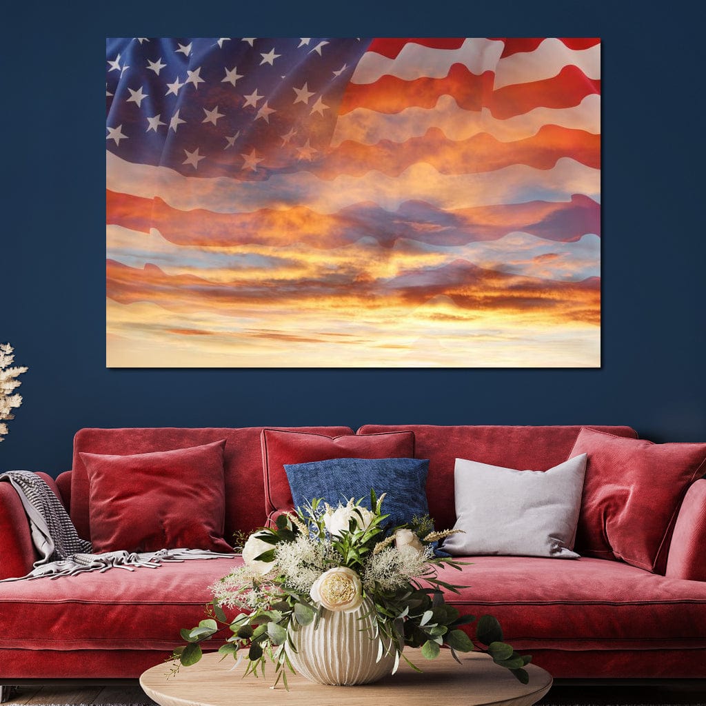 American Sky Canvas Wall Art