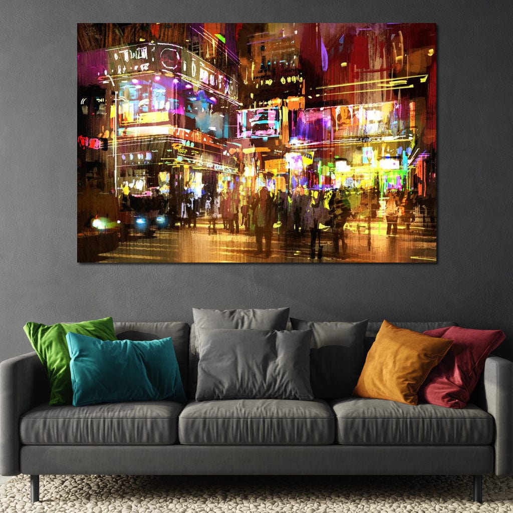 Erythracus Market Canvas Wall Art