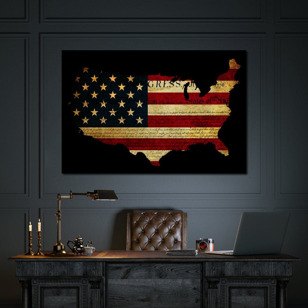 Declaration of Independence Canvas Wall Art