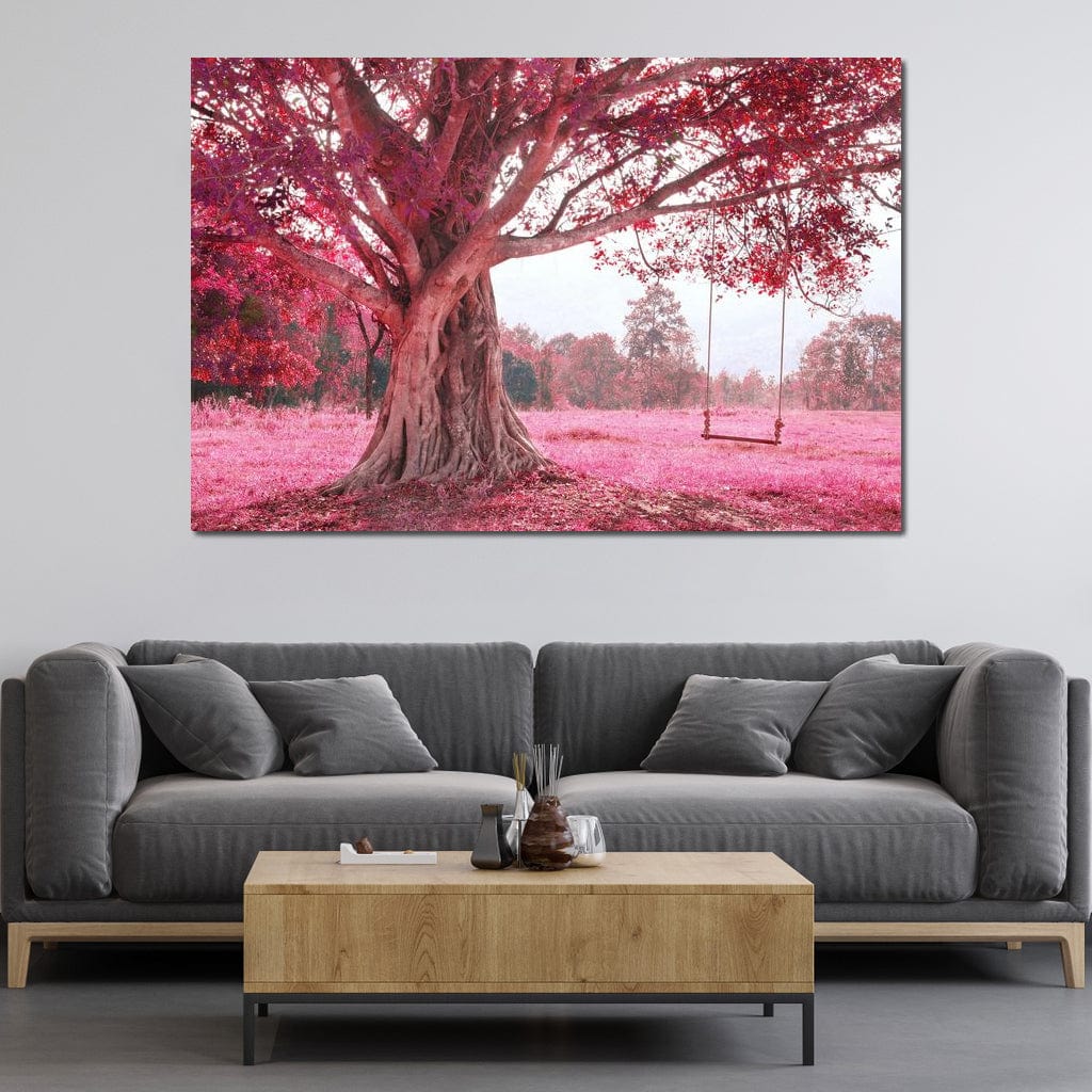 Romantic Cherry Blossom Canvas Wall Art