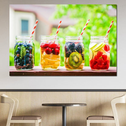 Detox Water Canvas Wall Art