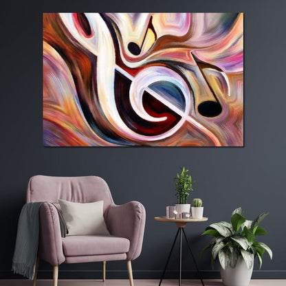 High Note Canvas Wall Art