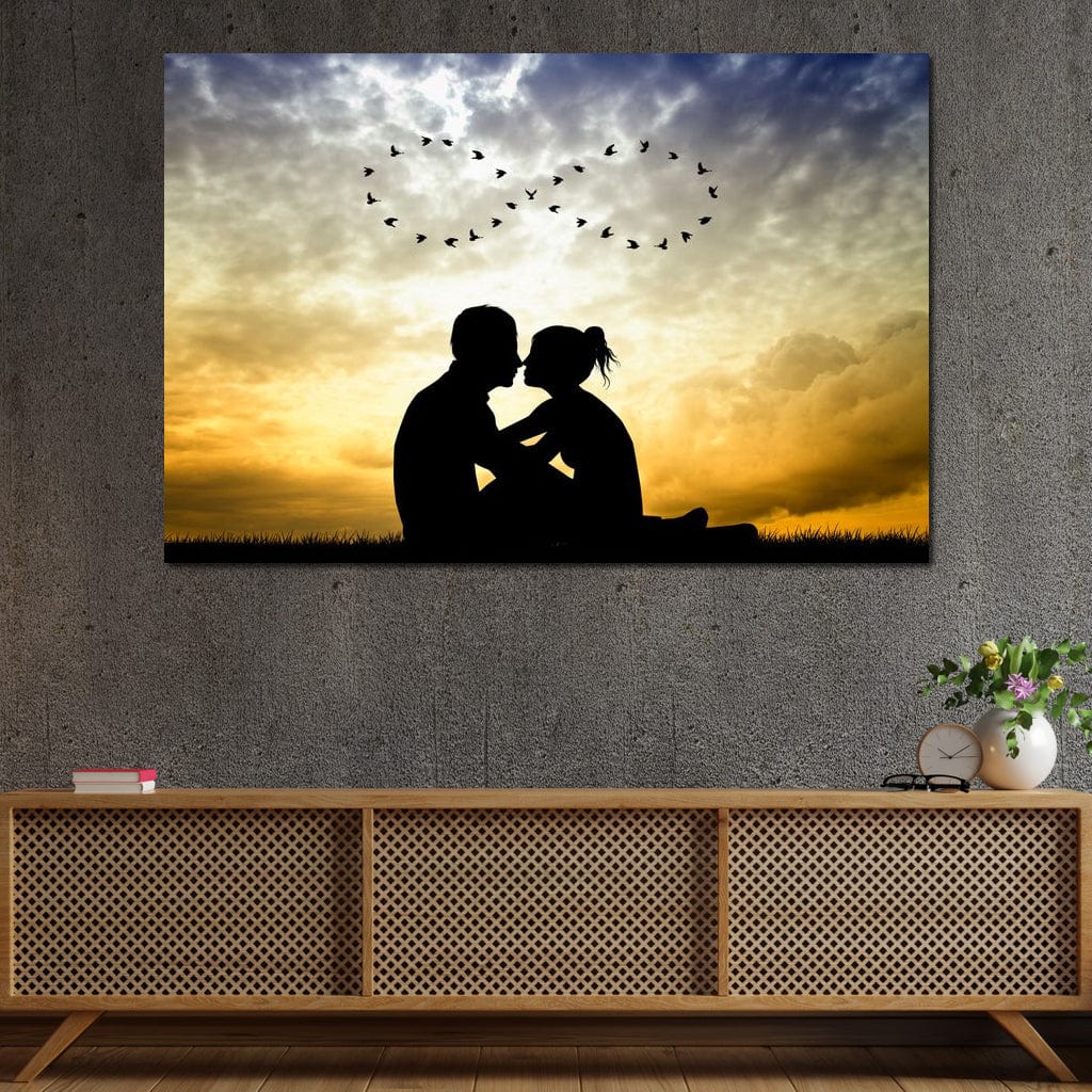 Love to Infinity Canvas Wall Art
