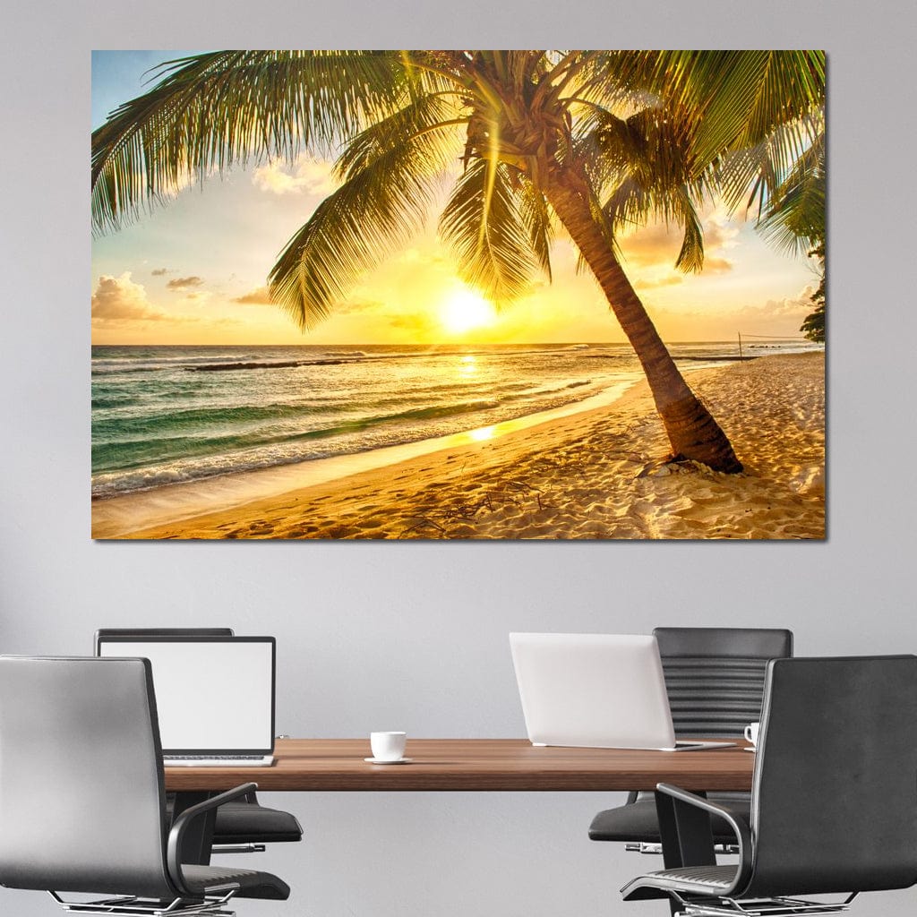 Barbados Beach Canvas Wall Art