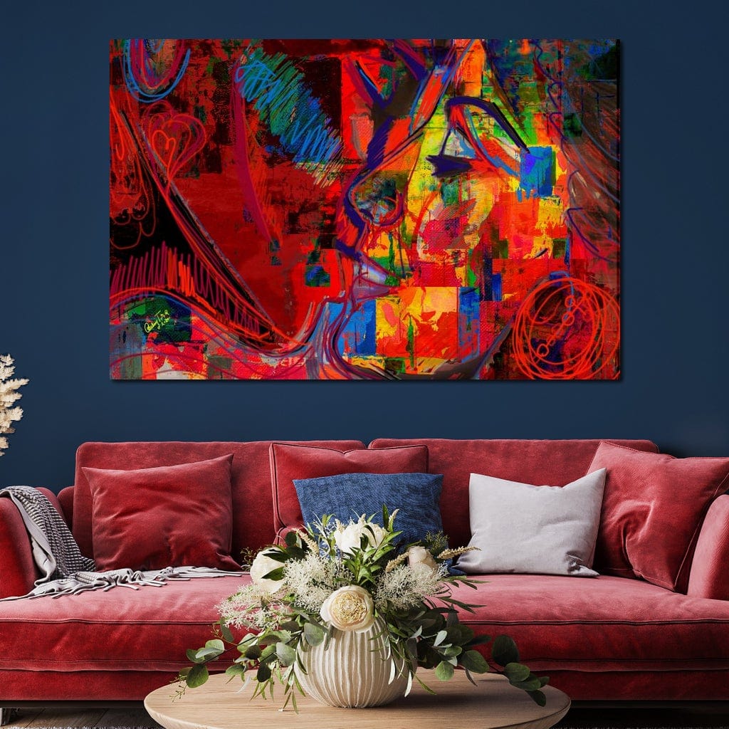 Kiss Canvas Wall Art
