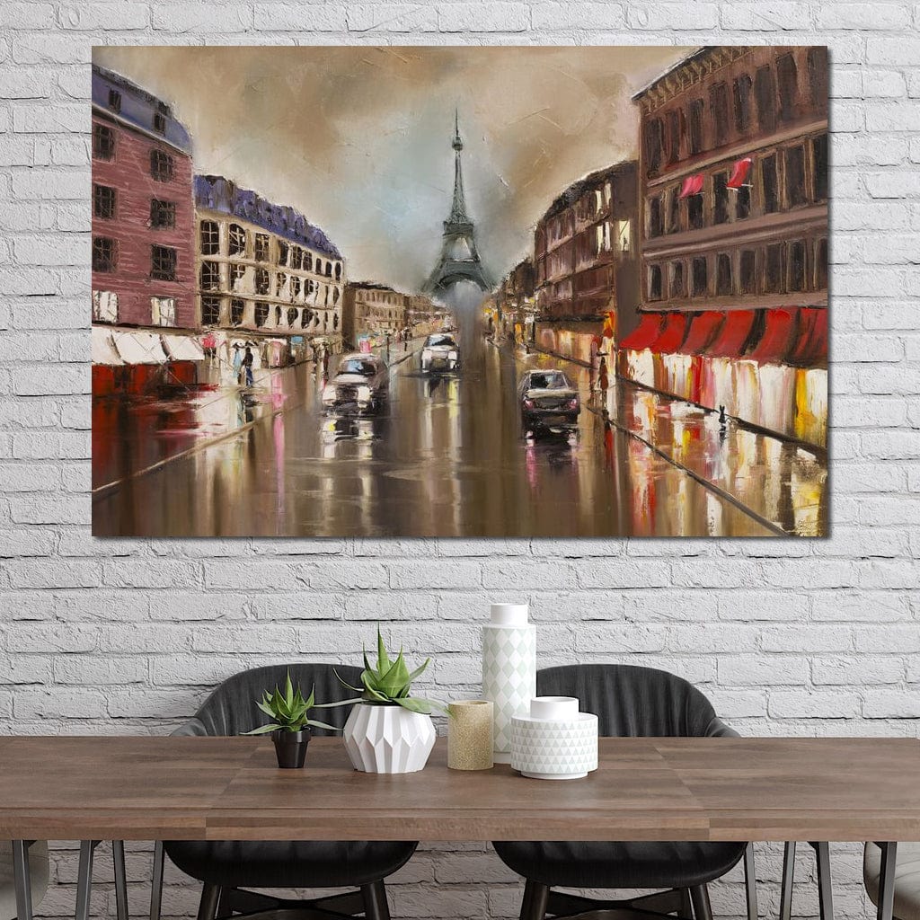 French Avenue Canvas Wall Art