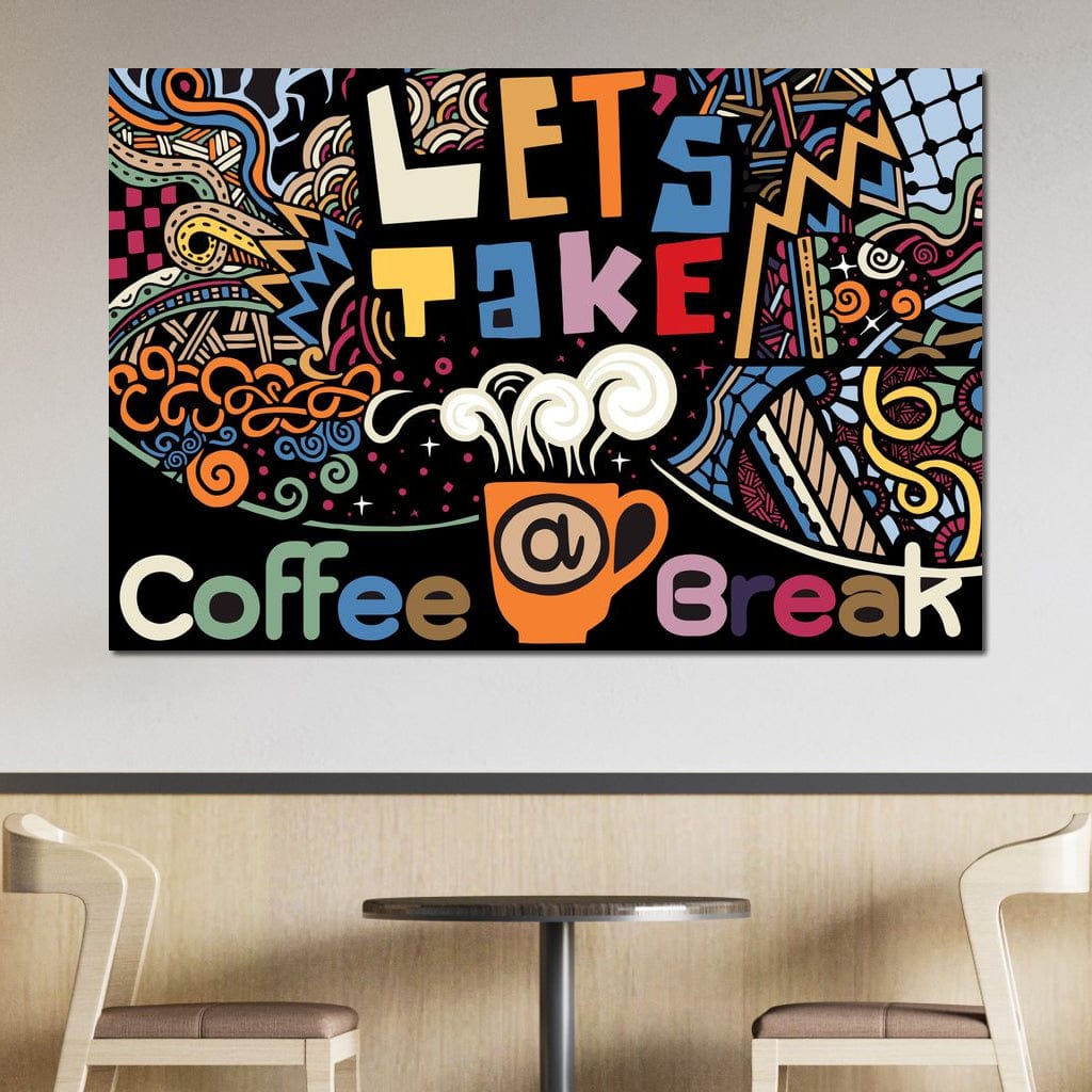 Coffee Break Canvas Wall Art