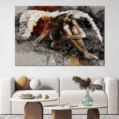 Broken Angel Canvas Wall Art