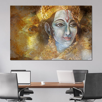 Krishna Canvas Wall Art