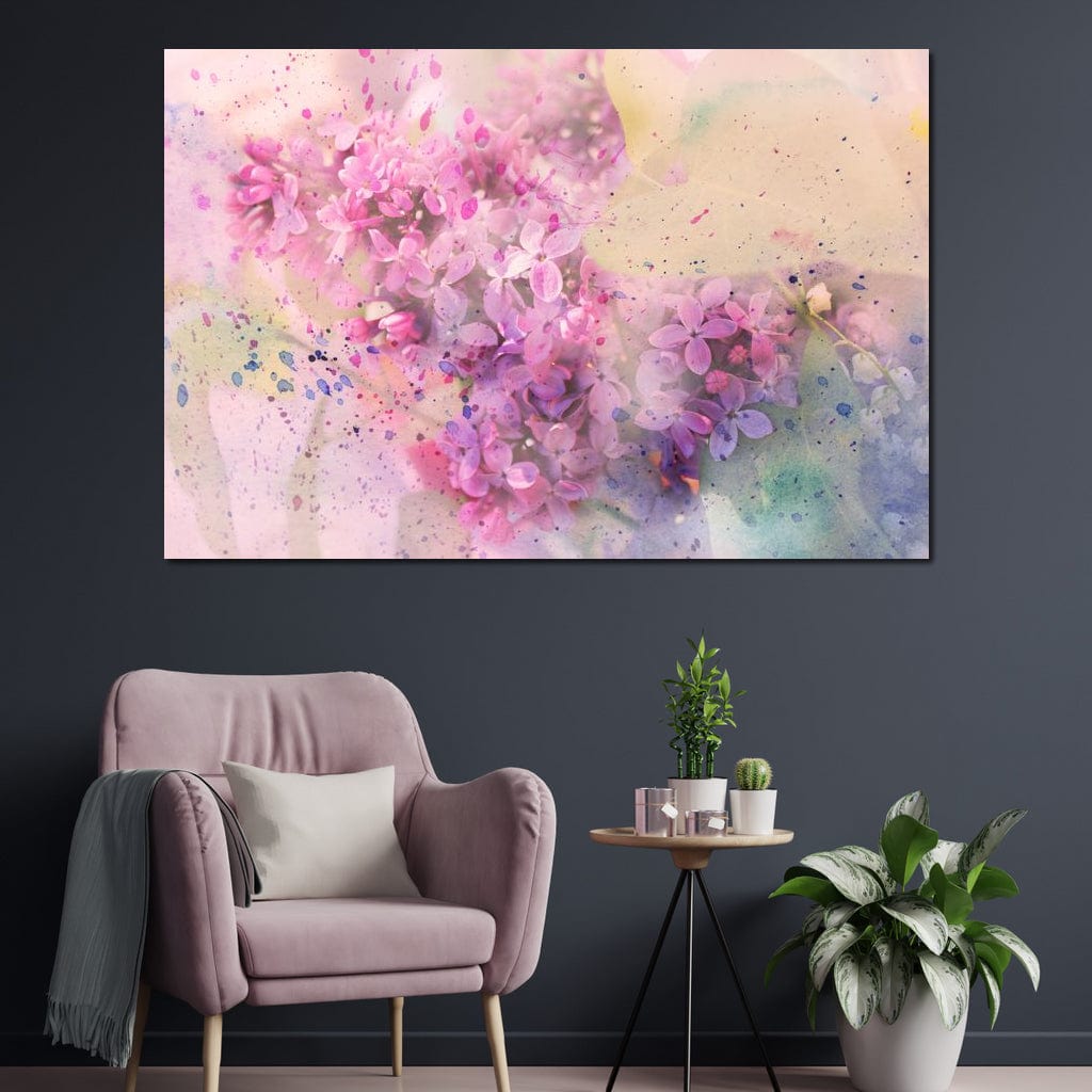 Lilac Storm Canvas Wall Art