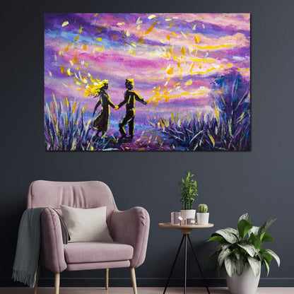 Love Fairy Tale Canvas Wall Art