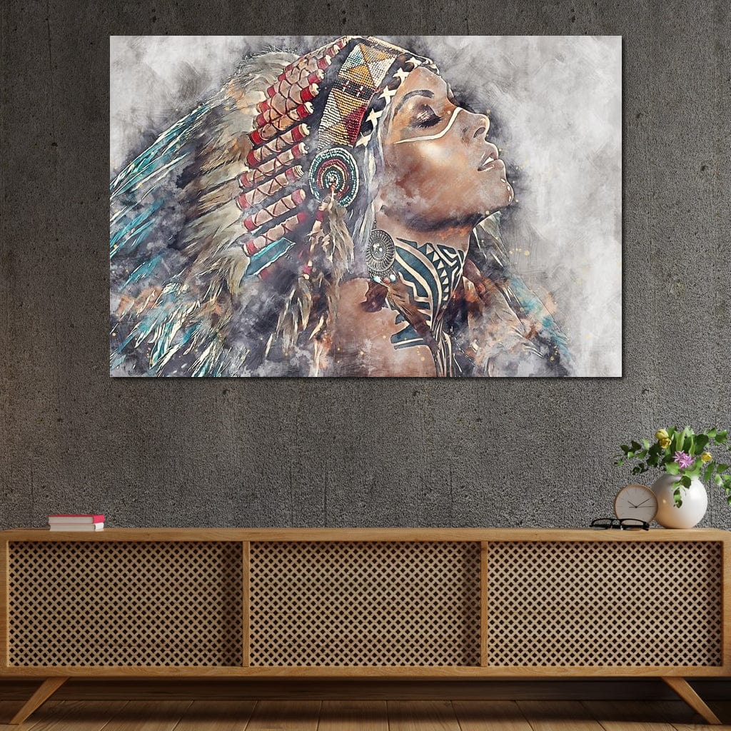 Squaw - Mateo Canvas Wall Art