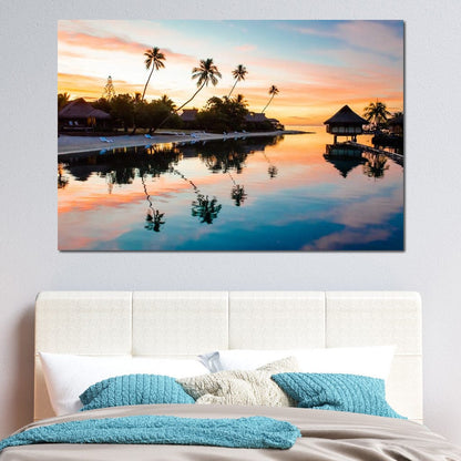 French Polynesia Canvas Wall Art