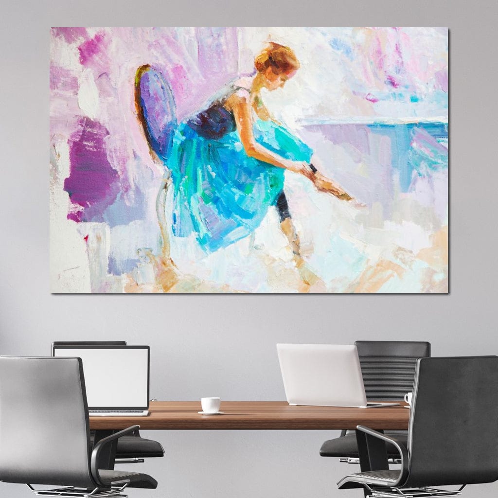 Gracious Ballerina Canvas Wall Art