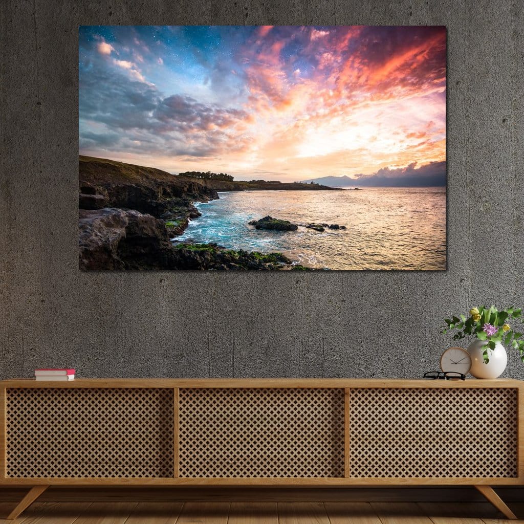 Night and Day Canvas Wall Art