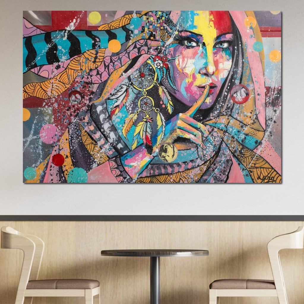 Mary Portrait Canvas Wall Art