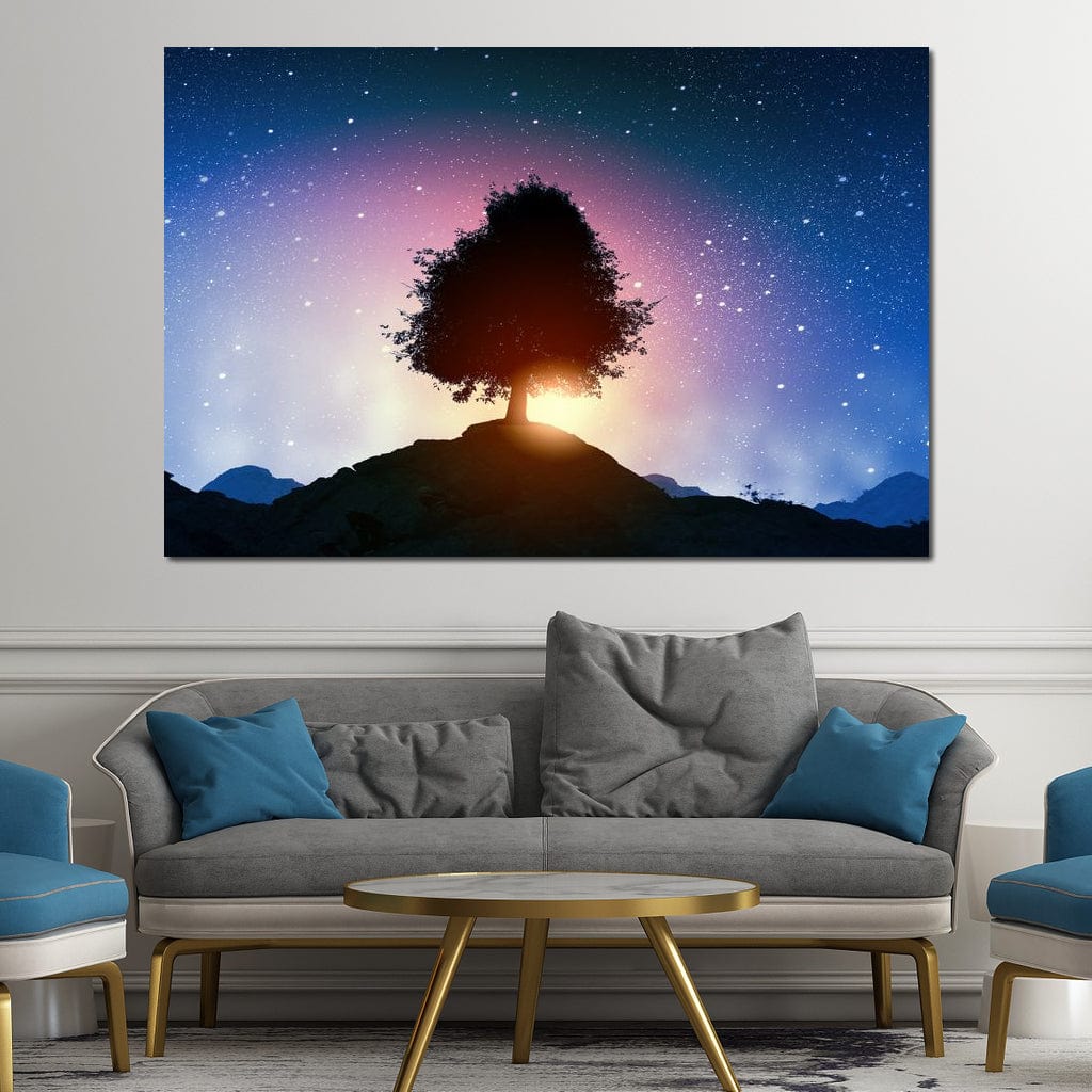 Spectacular Otherworldly Sunset Canvas Wall Art