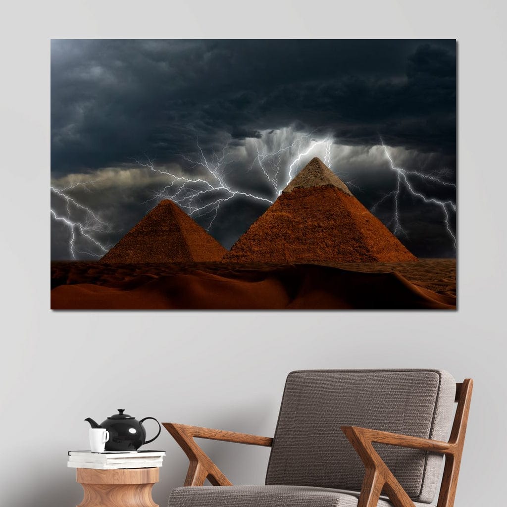 Pyramids of Giza Canvas Wall Art