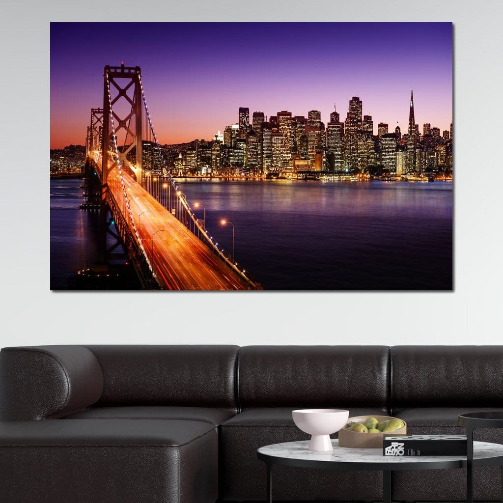 Bay Bridge Canvas Wall Art
